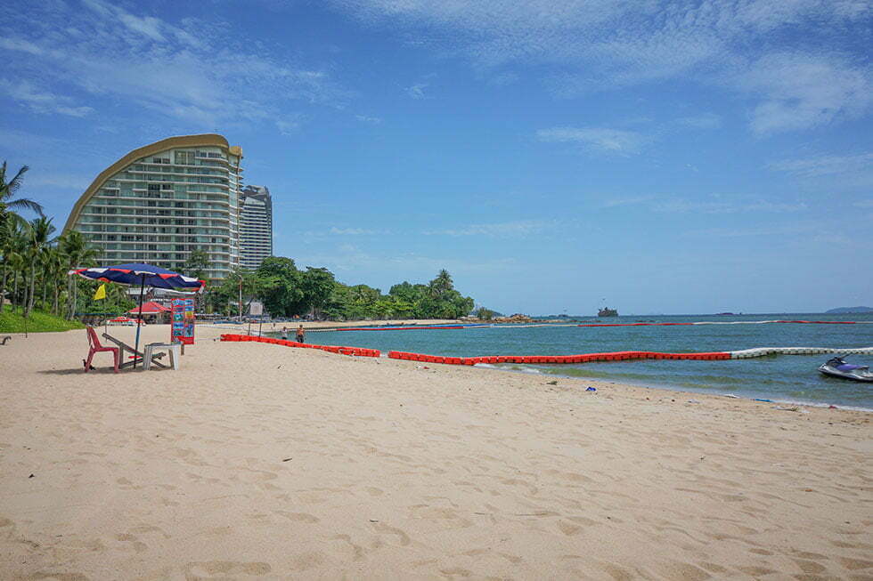 Wongamat Beach in Pattaya