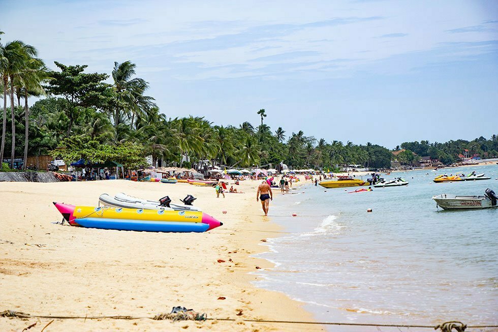 Bophut Beach op Koh Samui