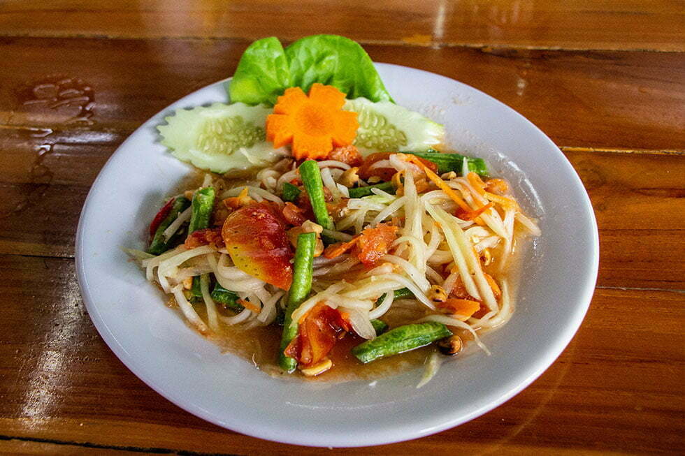 Papaja Salade